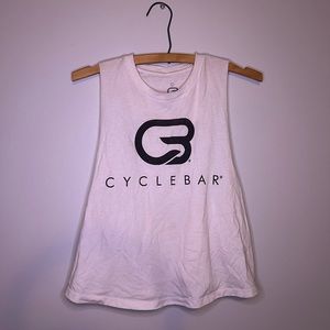CycleBar White Racer Tank L